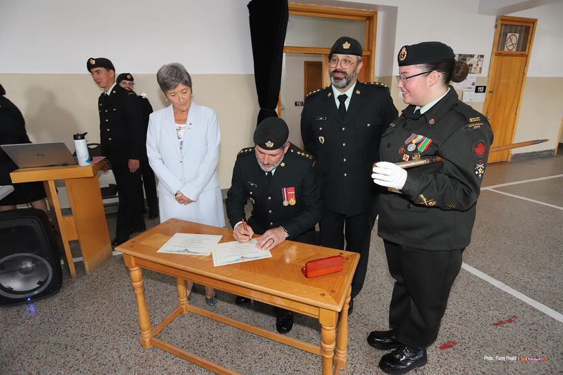Les cadets de l’armée en période de recrutement