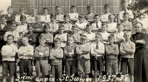 Étudiants de 2e année en 1937-1938
