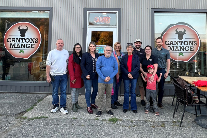 Ouverture de la boucherie Cantons mange à Windsor