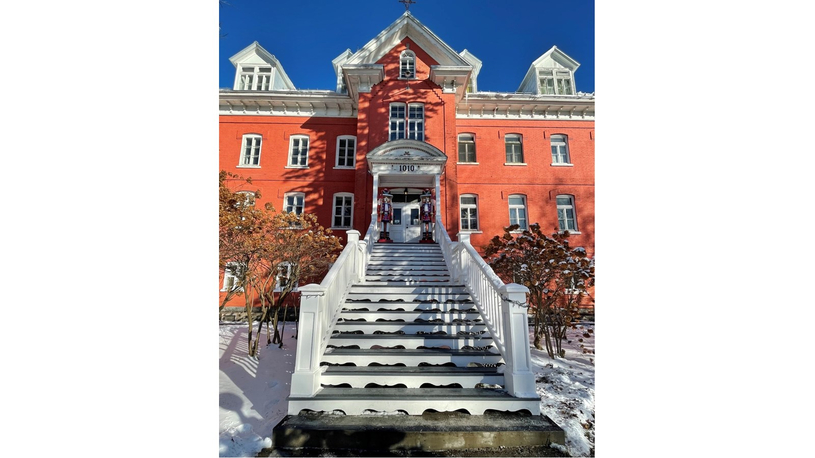 Le grand escalier du Centre d’art de Richmond restauré
