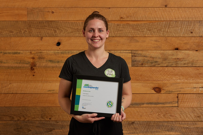 Audrey Michel finaliste au 25e Gala des Grands Prix Desjardins du Défi OSEntreprendre