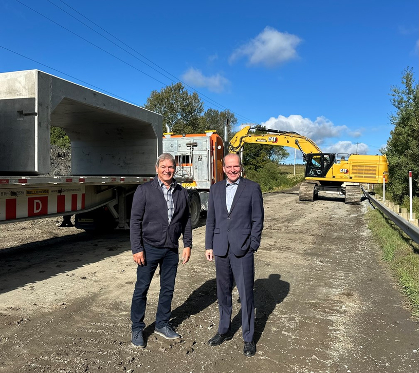 Un appui financier de plus de 1 M$ pour le maintien des infrastructures routières