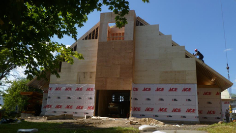 Reconstruction de l'église