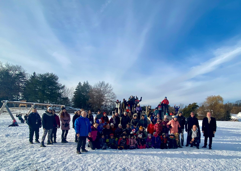 Inauguration du parc-école Saint-Philippe à Windsor