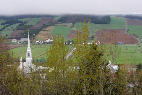 Vue plongeante de St-Joseph-de-Beauce
