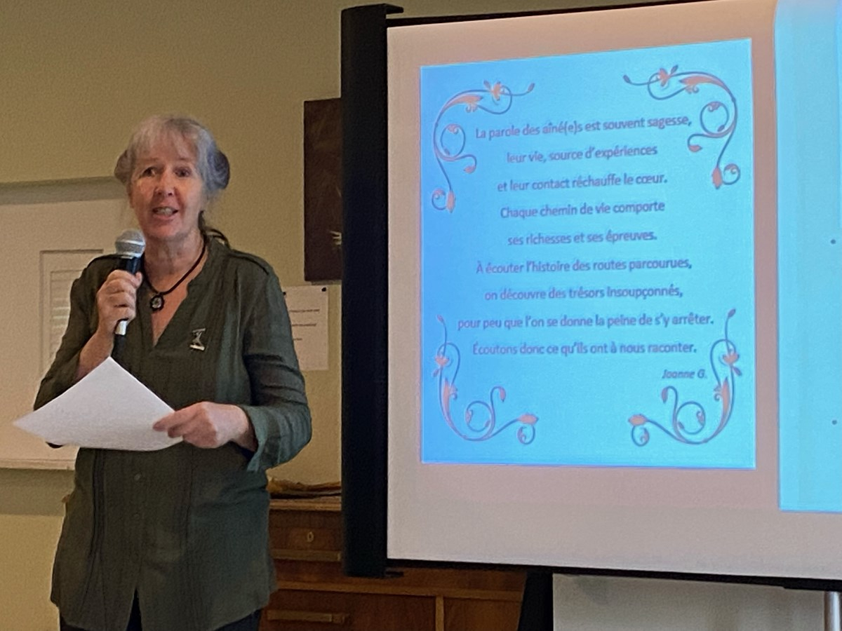 Joanne Gardner, coordonnatrice de la Table de concertation pour les aînés de la MRC du Val-Saint-François.