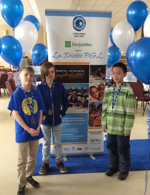 Un élève de l’école St-Francis participera à  la Grande finale internationale de La Dictée P.G.L.