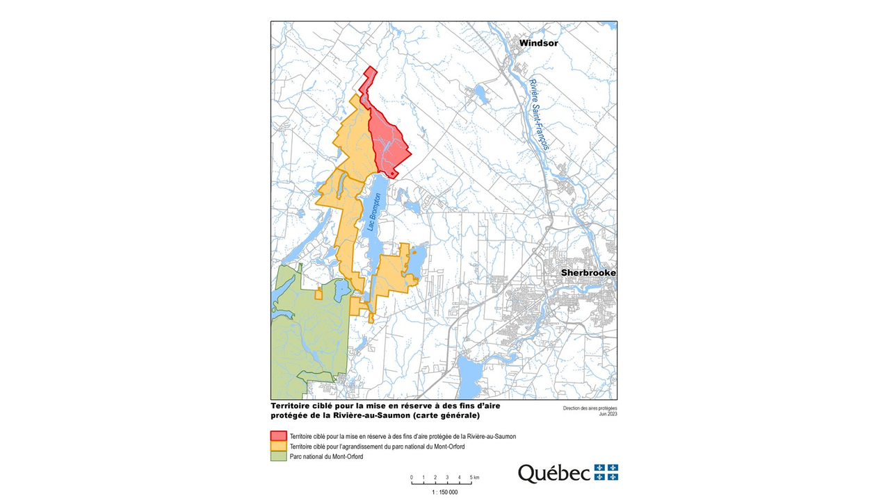 Une réserve de biodiversité à Saint-François-Xavier-de-Brompton, à Kingsbury et à Racine