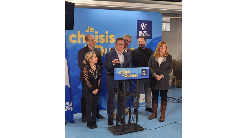 L’autobus du Bloc québécois de passage à Danville