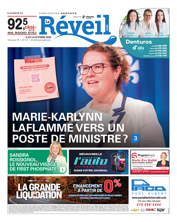 Jeudi 8 octobre 2026