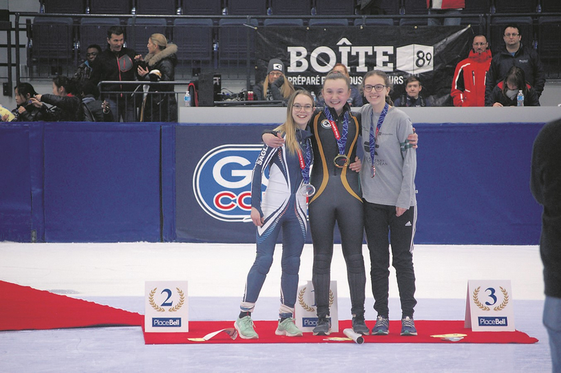 Patinage sur courte piste : Amelia Blinn brille à Laval