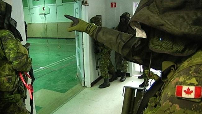 Exercice militaire à Richmond pour les Fusiliers de Sherbrooke