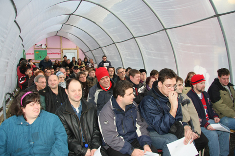 Serre-tunnel de la coop Jardi-Serre
