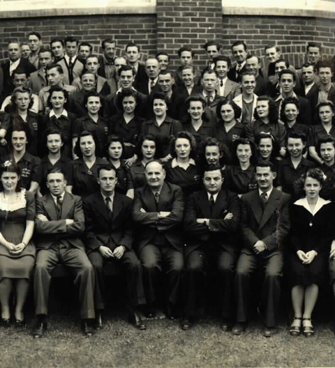 Employés de la Wollen en 1943