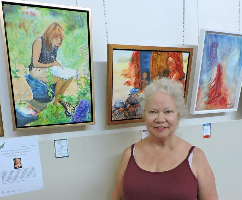 L’artiste peintre Gisèle Prud’Homme expose à l’hôpital de Val-des-Sources jusqu’au 21 juillet