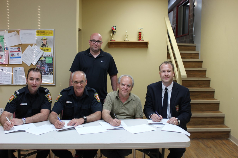 Nouvelle convention entre le syndicat des pompiers et la Régie intermunicipale