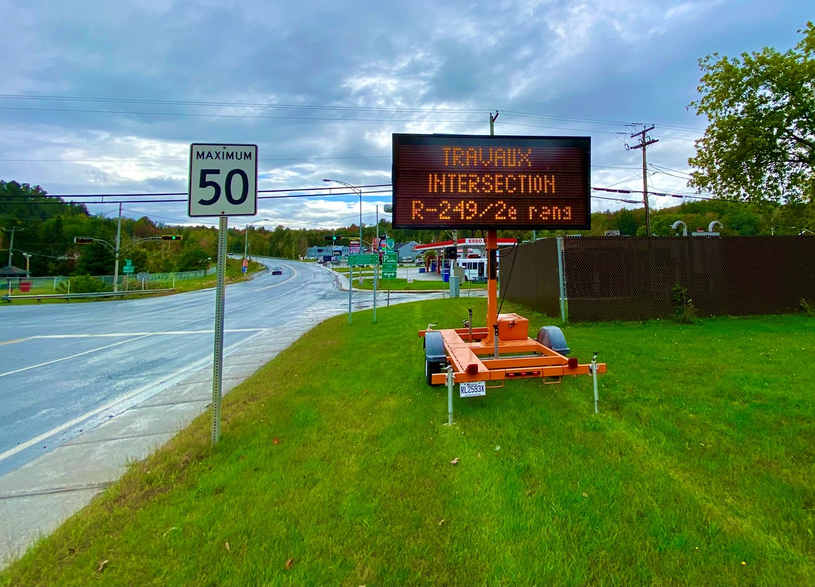 Les travaux de réaménagement de l’intersection de la 249 et du 2e rang débutent