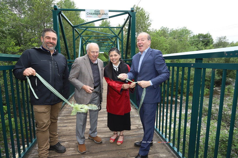 Le pont Chamberland rénové au coût de 104 000 $
