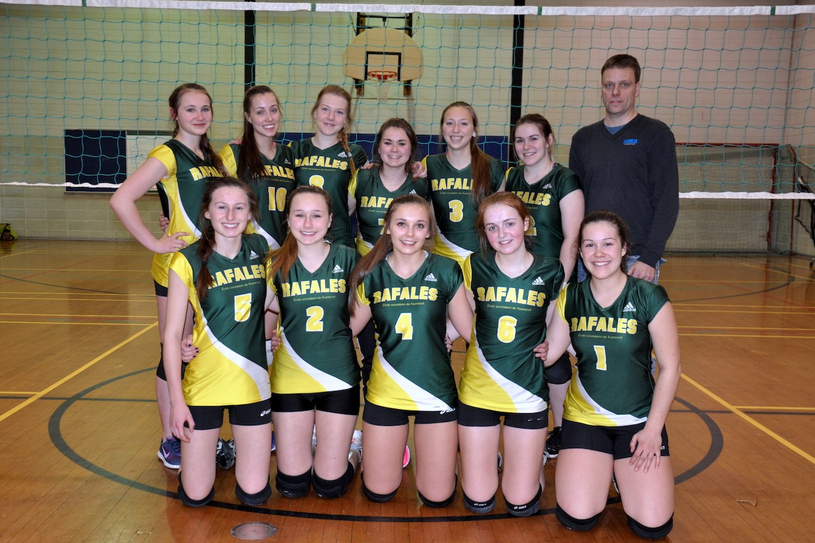 Tournesol. Championnes en volleyball juvénile féminin D3