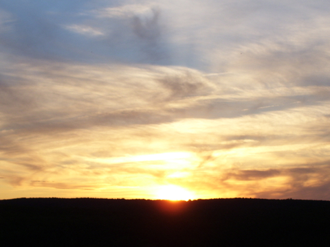 Coucher de soleil 