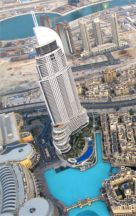Vue sur Dubaï