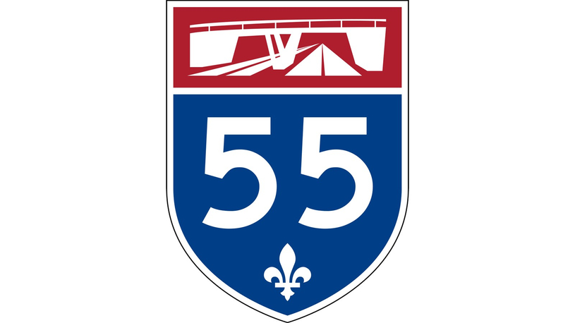 Asphaltage sur la 55 entre Windsor et Sherbrooke