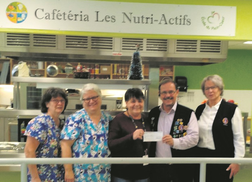 Le Club des Lions encourage les Nutri-Actif 