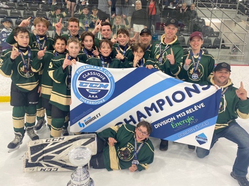 Une première équipe championne pour l’organisation du Mini-Wild de Windsor