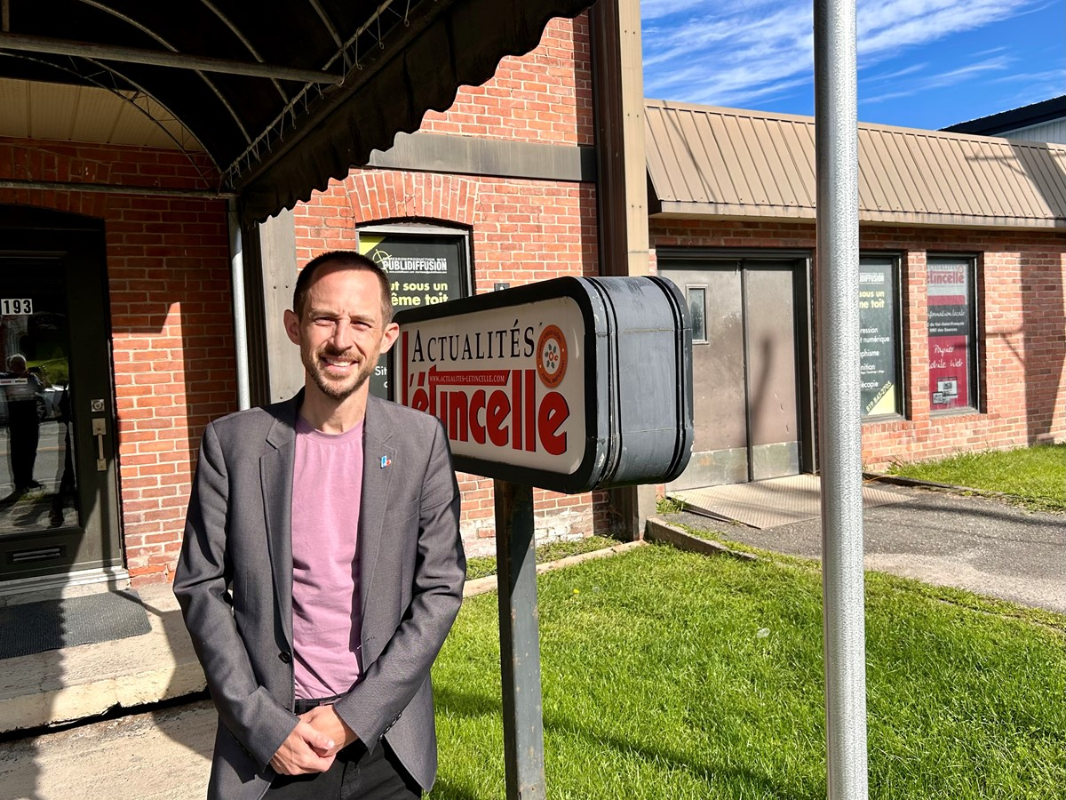 Hugo Fontaine, candidat du PLQ dans Richmond.