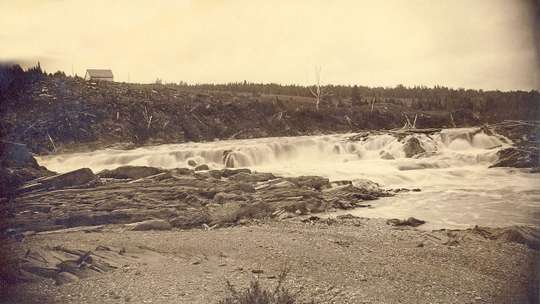 Le ruisseau Stafford près du grand sault de la Chaudière