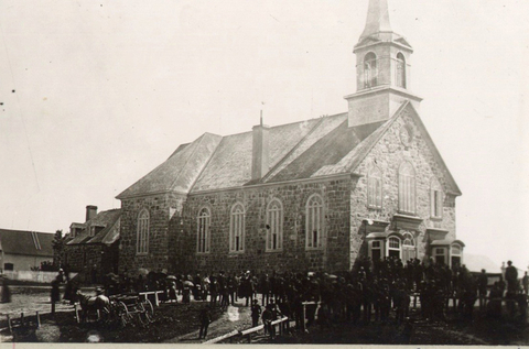 La deuxième église de St-Georges terminée en 1862