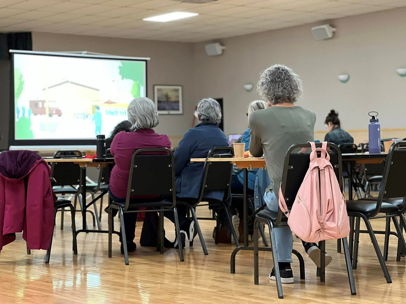 Une quarantaine de personnes discutent d’autonomie alimentaire