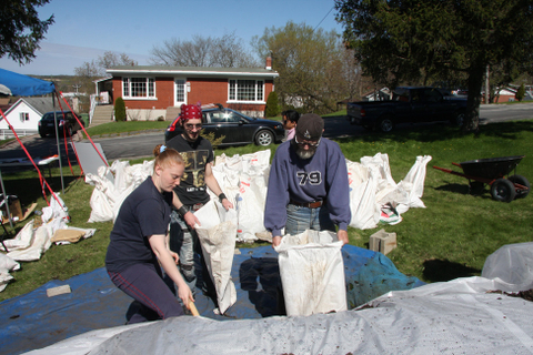 Distribution de compost