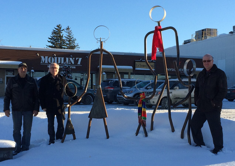La Source d’Arts inaugure une sculpture à Asbestos