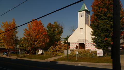 Reconstruction de l'église