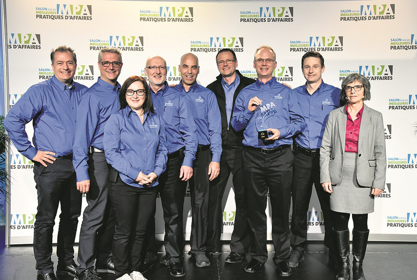 2e prix Or pour l’usine Domtar au Salon des meilleures pratiques d’affaires