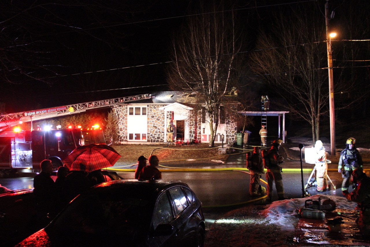 Incendie d’une maison sur la rue Crabtree à Windsor
