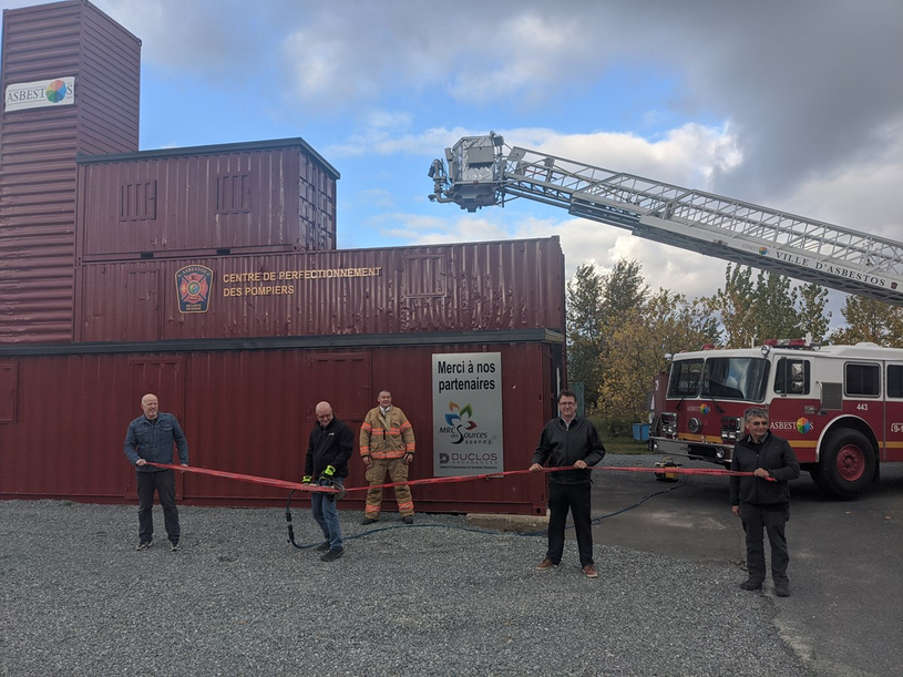 Un nouveau centre de perfectionnement haut de gamme pour les pompiers d’Asbestos