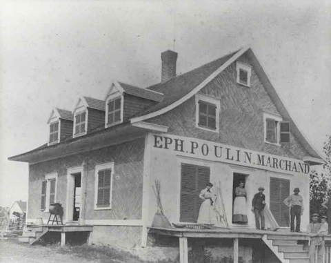 Magasin général en 1885