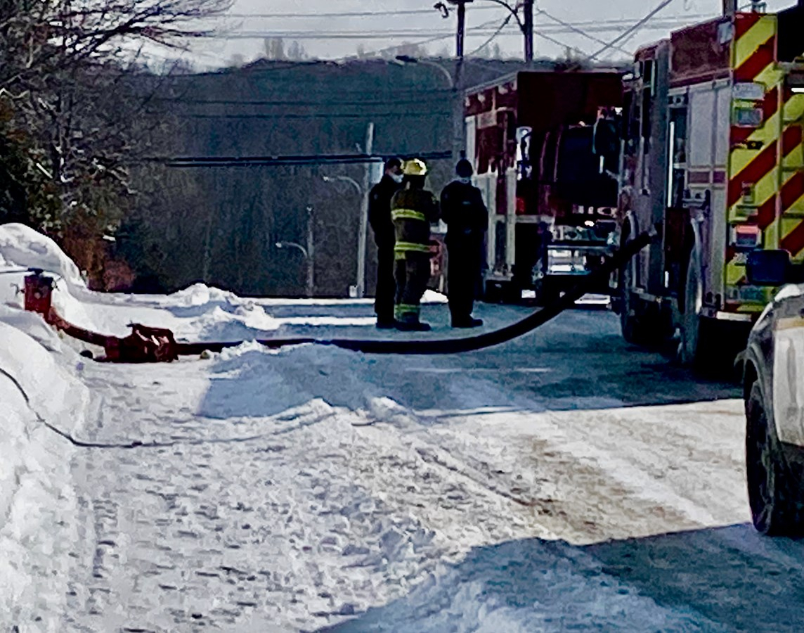 Incendie sur la 4e avenue à Windsor