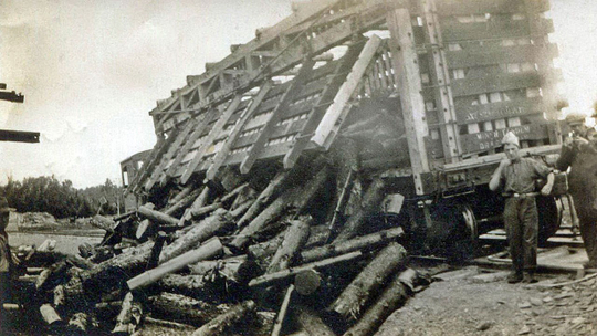 Les exploits incroyables d'Édouard Lacroix dans les chantiers américains