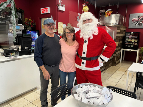 Visite du Père Noël