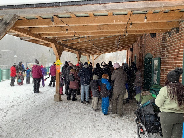 Une chasse aux cocos qui s’est déroulée sous la neige à Windsor