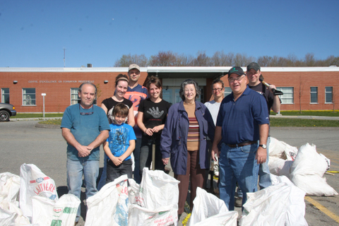 Distribution de compost