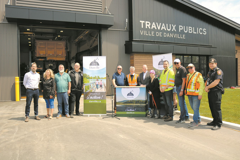 Un garage municipal de 6,7 M$ inauguré à Danville