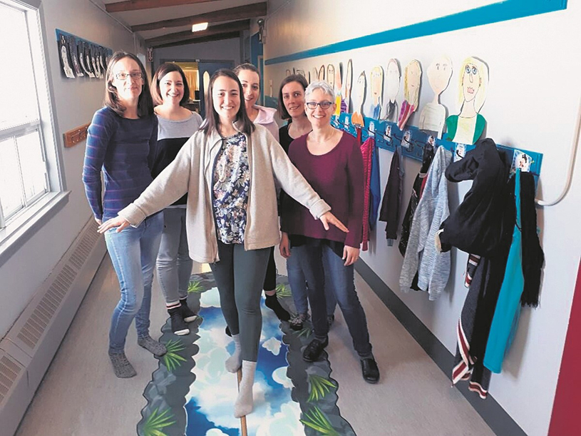 Des corridors actifs à l’école primaire Notre-Dame-du-Sourire 