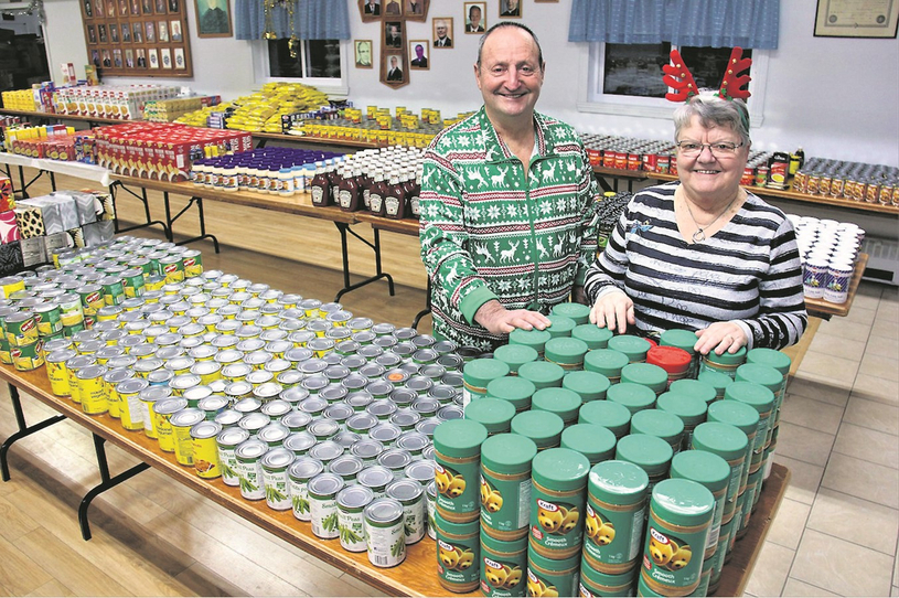 Près de 70 paniers alimentaires distribués par les Chevaliers de Colomb de Danville