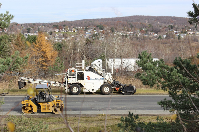 Travaux complétés sur la 55