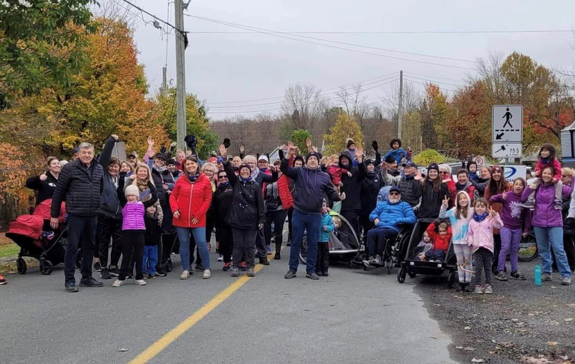 La Grande Marche se déroule cette année à Windsor et à Saint-Claude