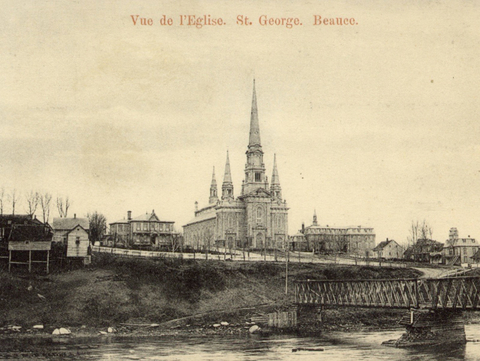 Vue de l'église de St-Georges ouest